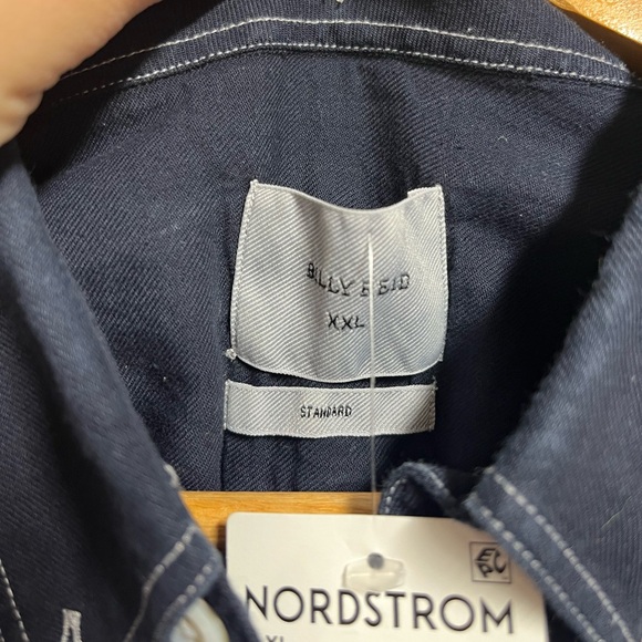 NEW NWT Billy Reid Long Sleeve Shirts Tuscumbia Contrast Stitch Shirt XXL Mens - Picture 4 of 9